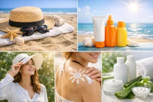 Sun-Protection-คืออะไร-ต่างจาก-Sunscreen-อย่างไร-เลือกกันแดดยังไงให้ผิวแข็งแรง