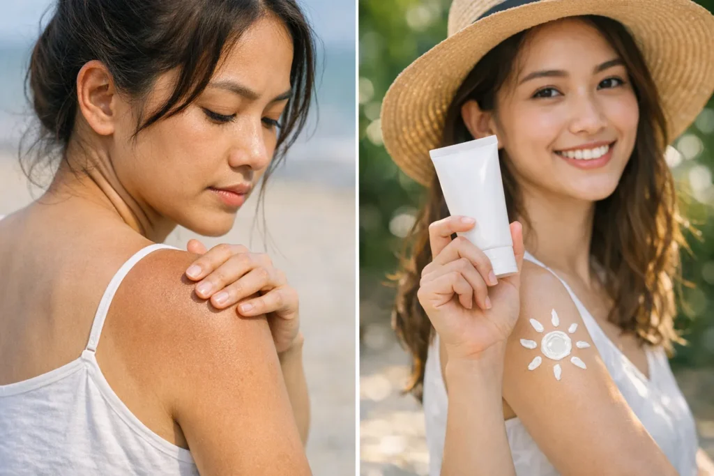 กันแดดทำให้ผิวคล้ำได้ไหม-ความจริงที่หลายคนเข้าใจผิด