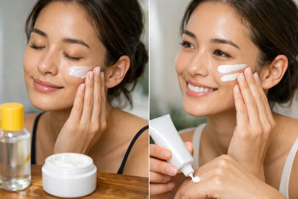 ควรทากันแดดก่อนหรือหลัง-moisturizer-เพื่อให้ได้ประสิทธิภาพสูงสุด kindnessskin | ควรทากันแดดก่อนหรือหลัง moisturizer เพื่อให้ได้ประสิทธิภาพสูงสุด