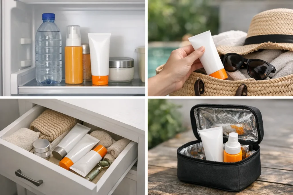 วิธีเก็บครีมกันแดดให้-SPF-ยังเต็ม-ไม่เสื่อมสภาพง่าย