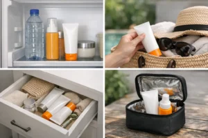 วิธีเก็บครีมกันแดดให้-SPF-ยังเต็ม-ไม่เสื่อมสภาพง่าย วิธีเก็บครีมกันแดดให้-SPF-ยังเต็ม-ไม่เสื่อมสภาพง่าย