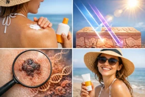 กันแดดช่วยกันมะเร็งผิวหนังได้ไหม-ไขข้อข้องใจเรื่องรังสี-UV-SPF-PA กันแดดช่วยกันมะเร็งผิวหนังได้ไหม-ไขข้อข้องใจเรื่องรังสี-UV-SPF-PA