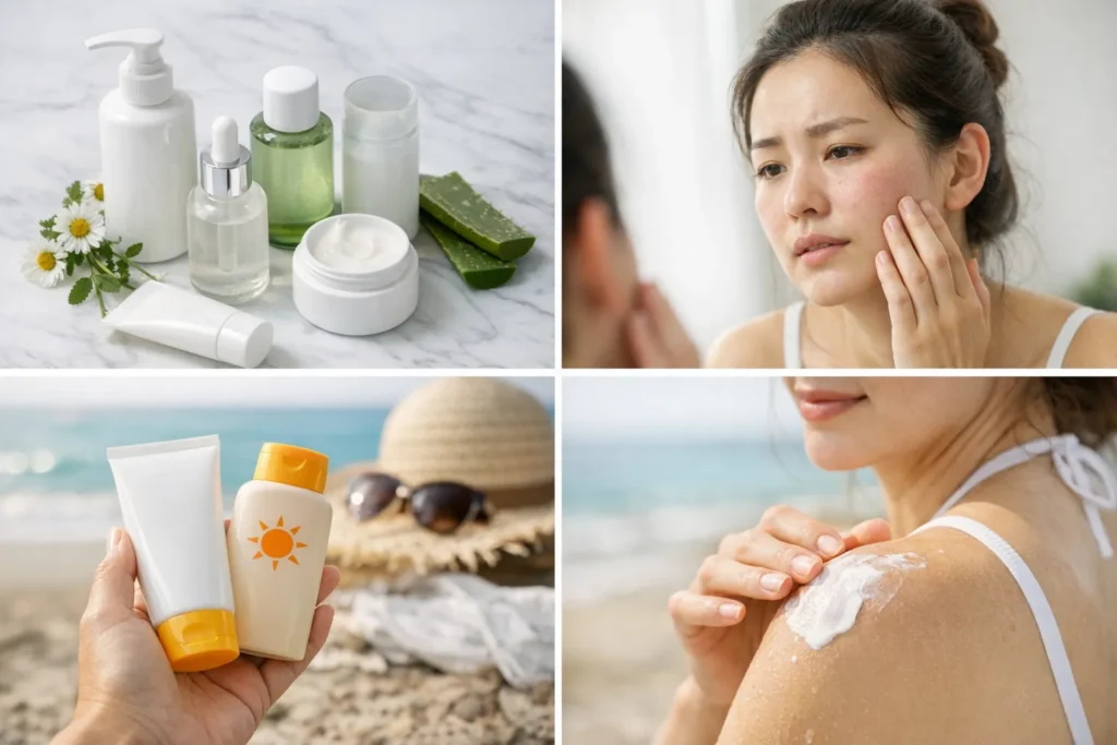 คู่มือดูแลผิวแพ้ง่าย-2026-รวมวิธีเลือกสกินแคร์และกันแดด-SPF-สำหรับผิวบอบบาง