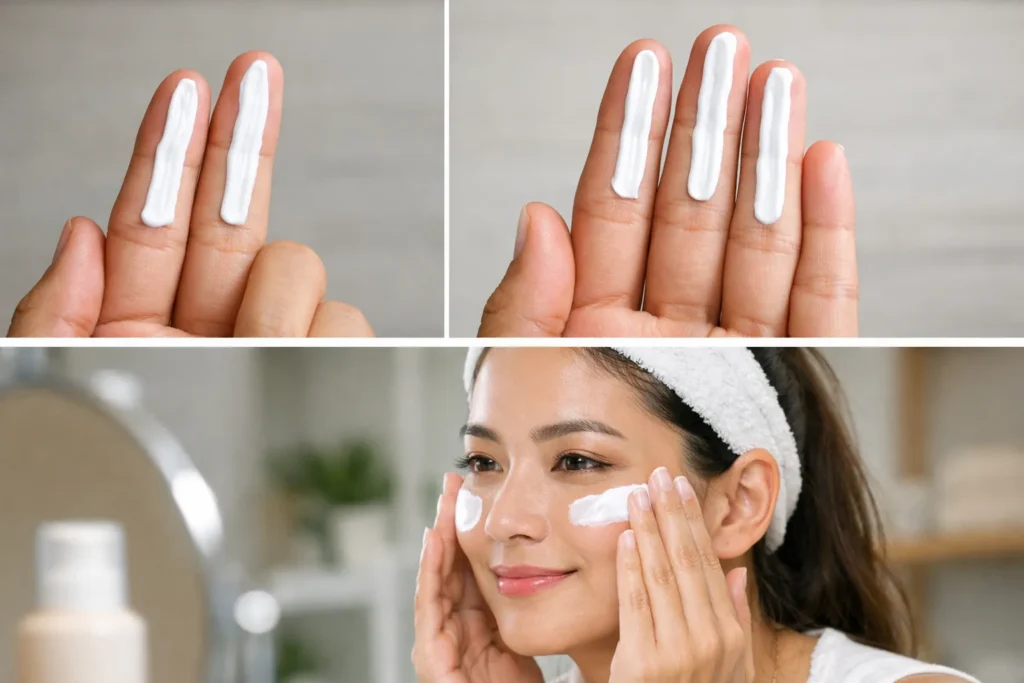 กันแดดต้องทากี่นิ้วถึงพอ-วิธีทาให้ได้-SPF-เต็มประสิทธิภาพ-1